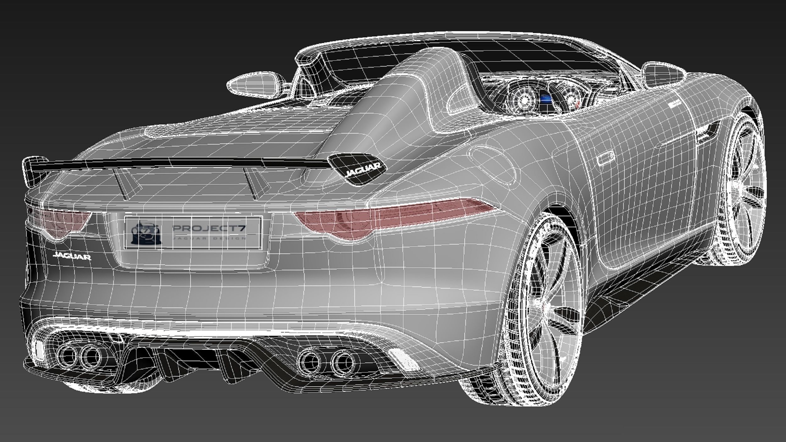 Jaguar Project 7 Concept 2013 3D model_17