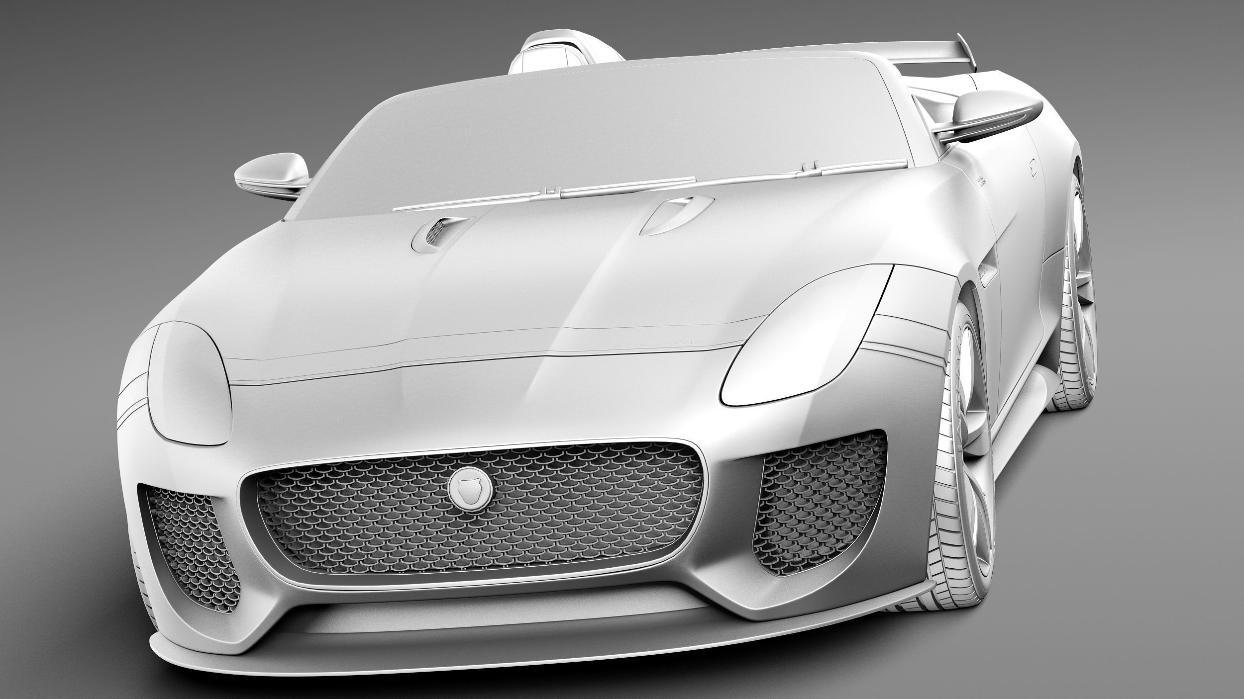 Jaguar Project 7 Concept 2013 3D model_9