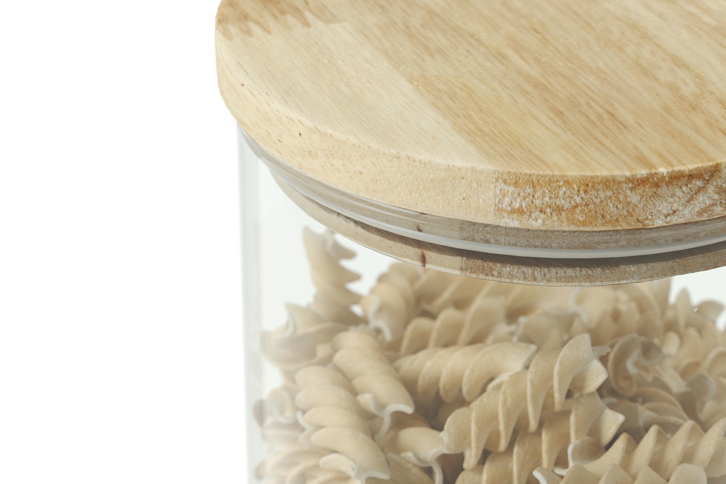 polypasta - Pasta Fusili 01 in glass with lid 3D model_3