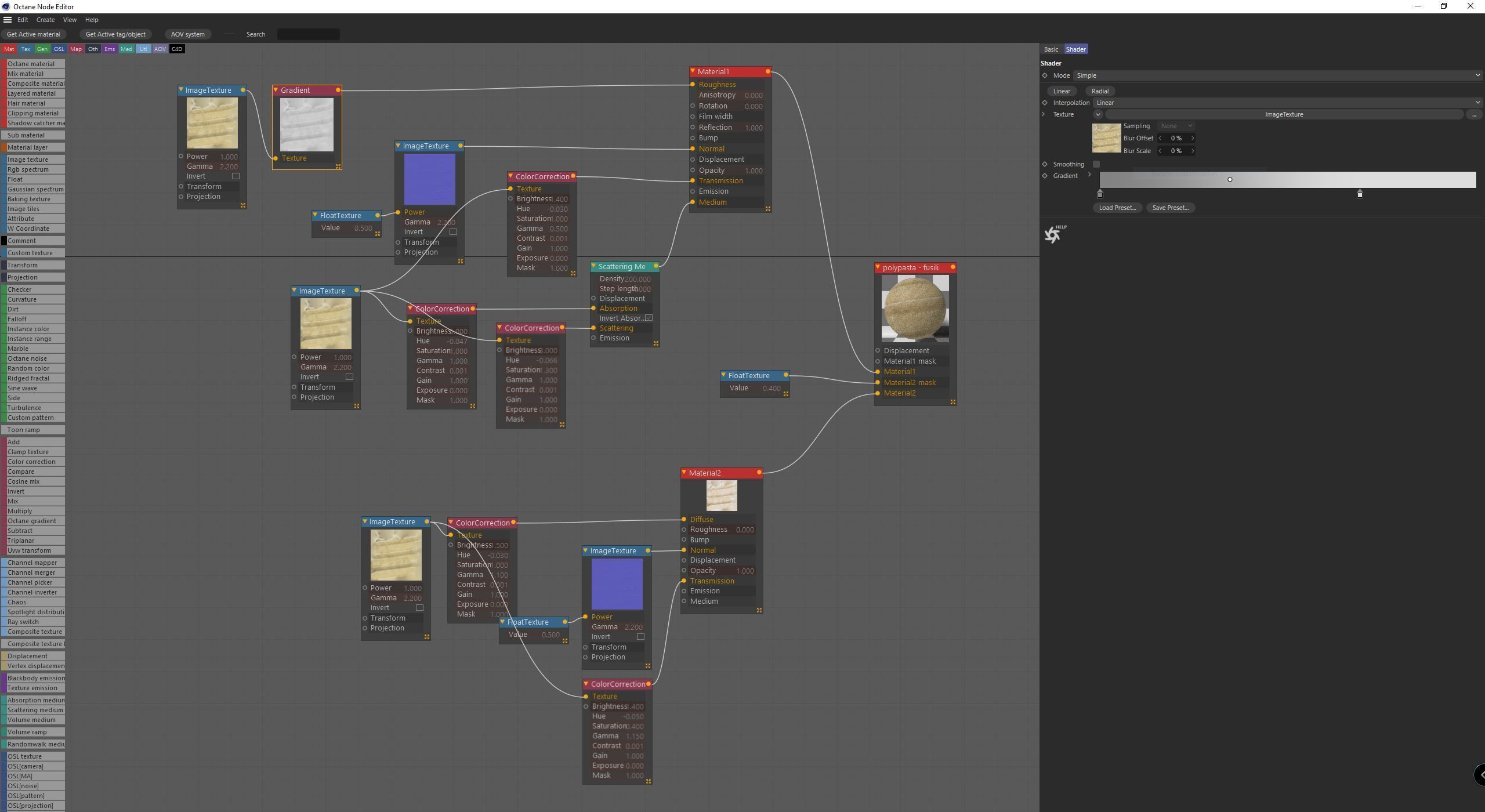 polypasta - Pasta Fusili 01 in glass with lid 3D model_7
