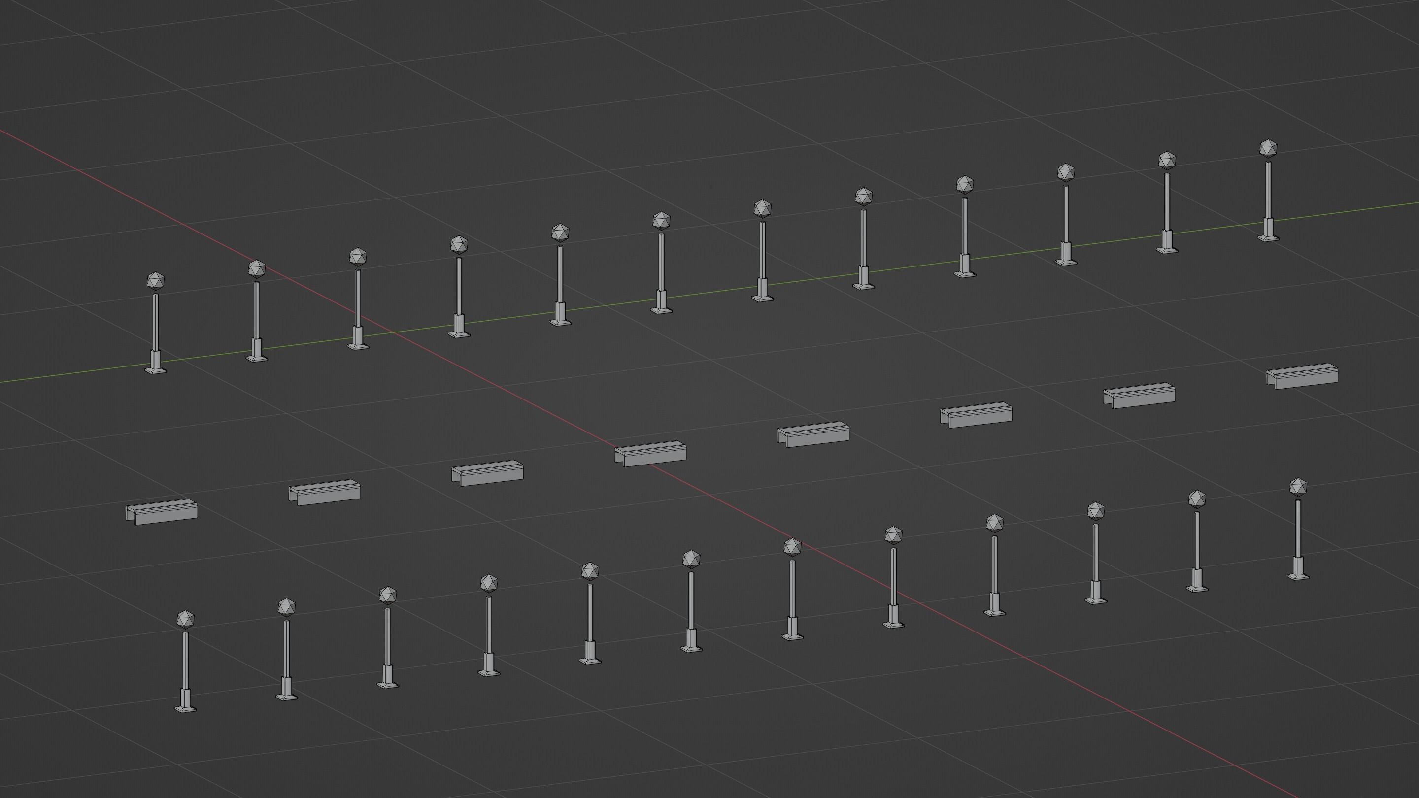 Low-poly Space Base building 2 Low-poly 3D model_17