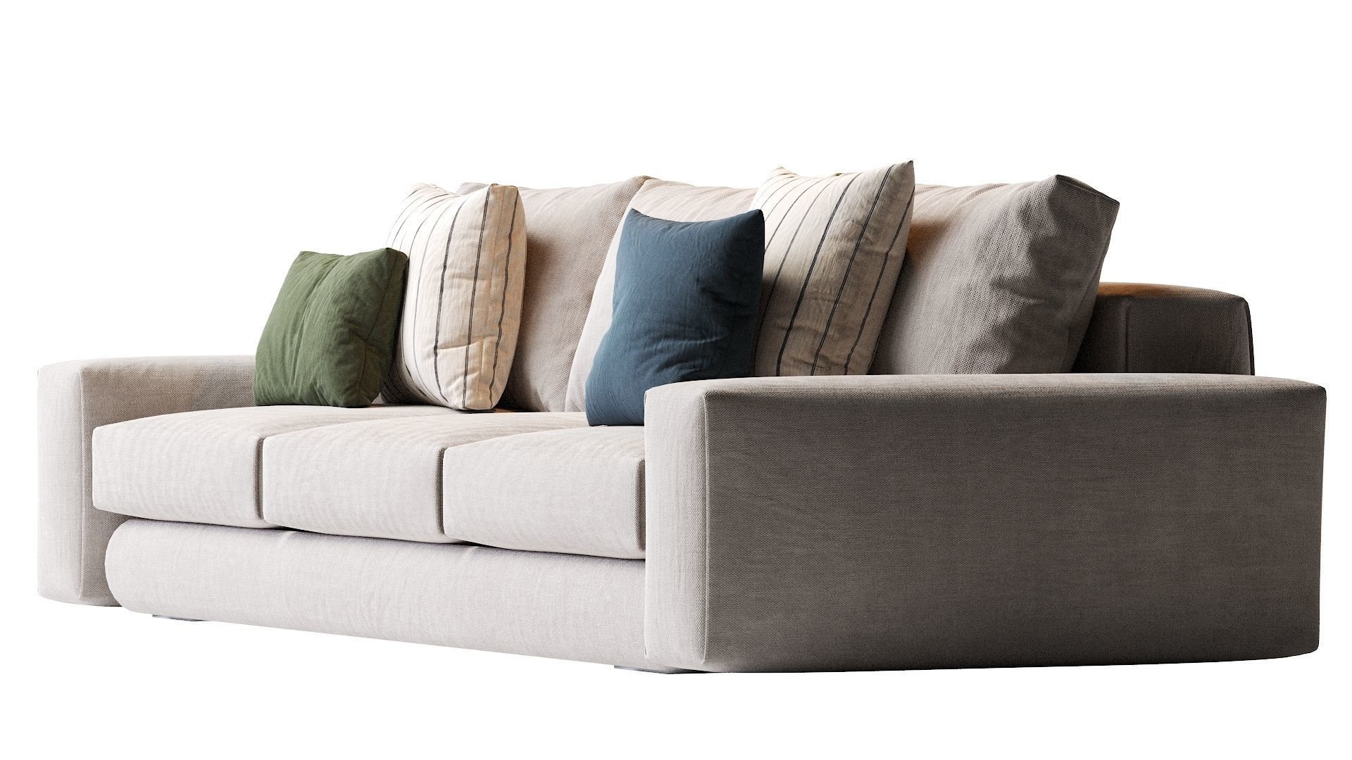 Hudson Sofa 3D model_3