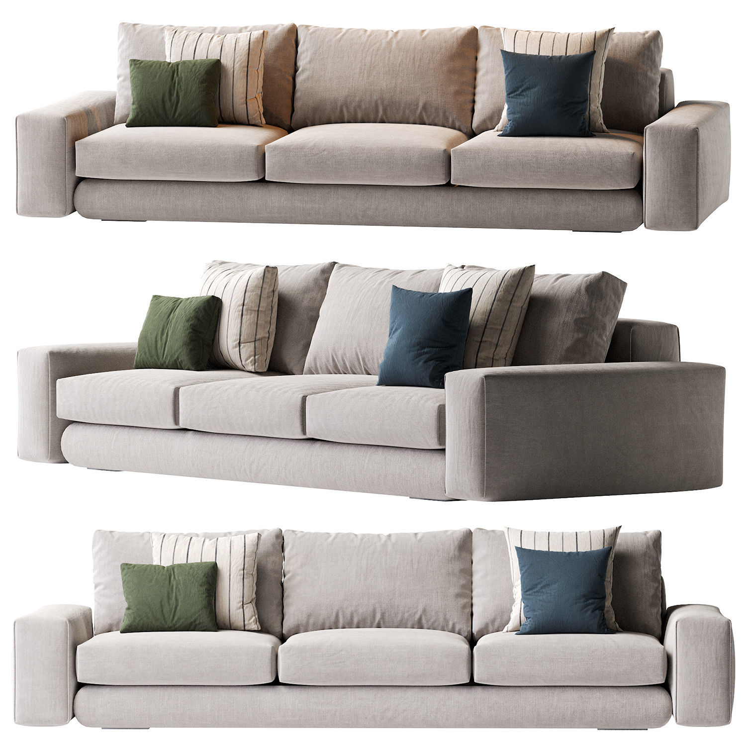 Hudson Sofa 3D model_33
