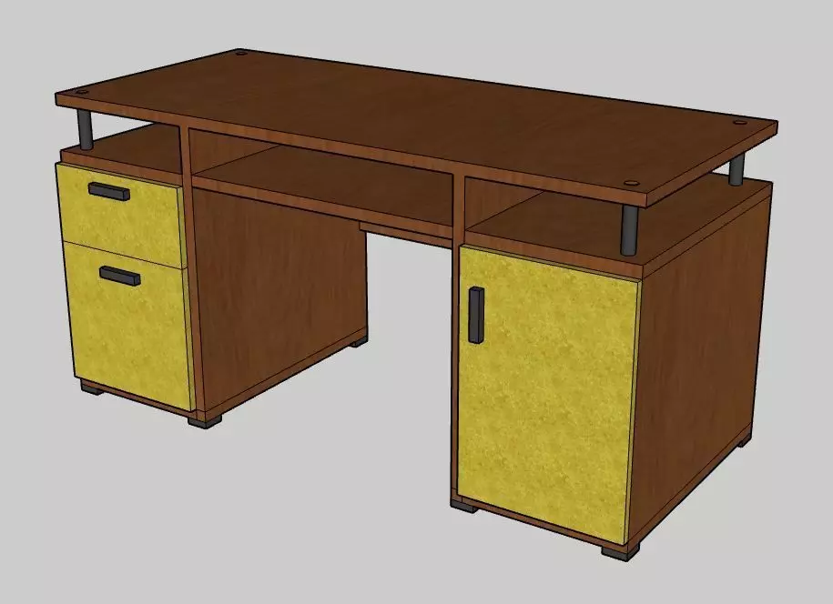 Computer Table 3D model