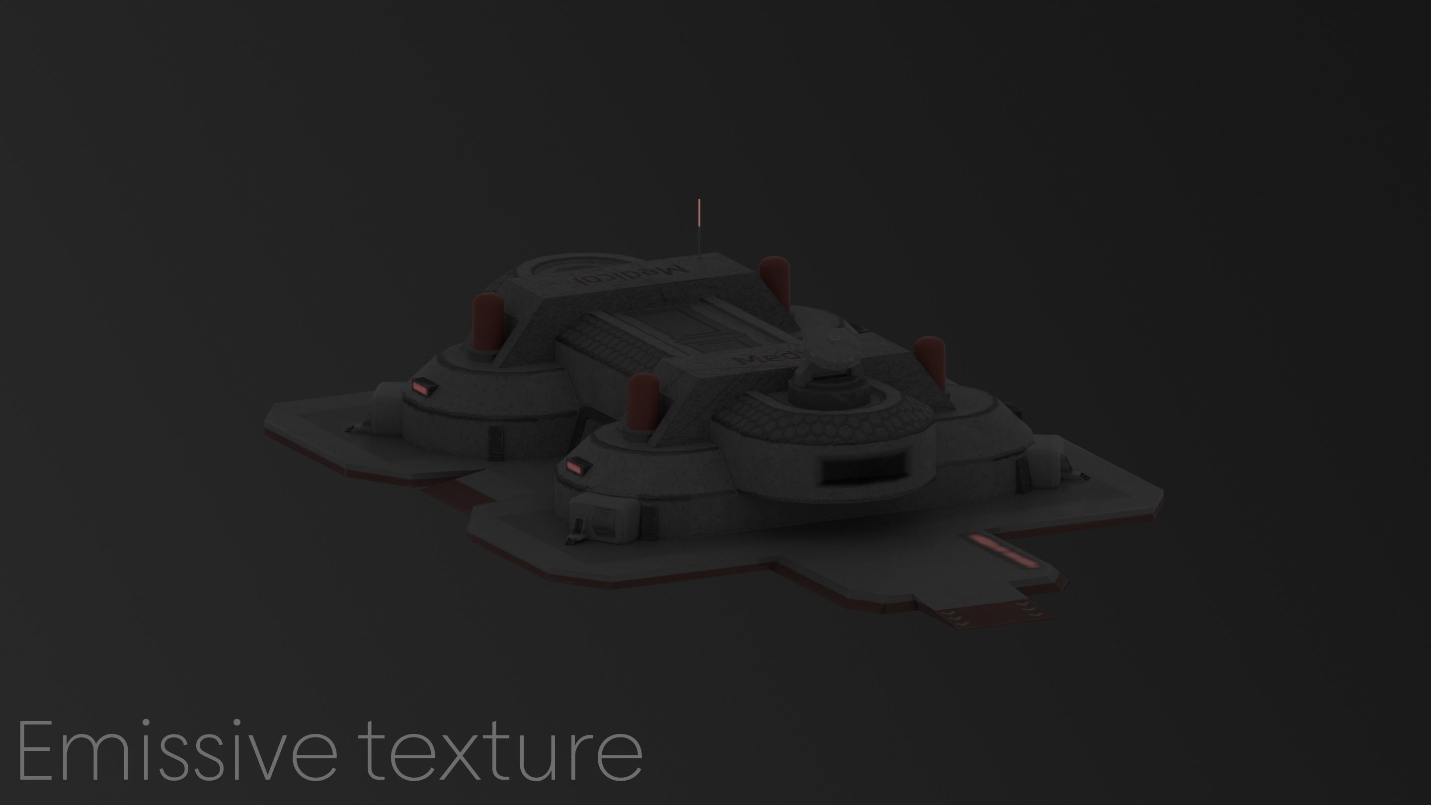 Space base buildings 3D Model Collection_12