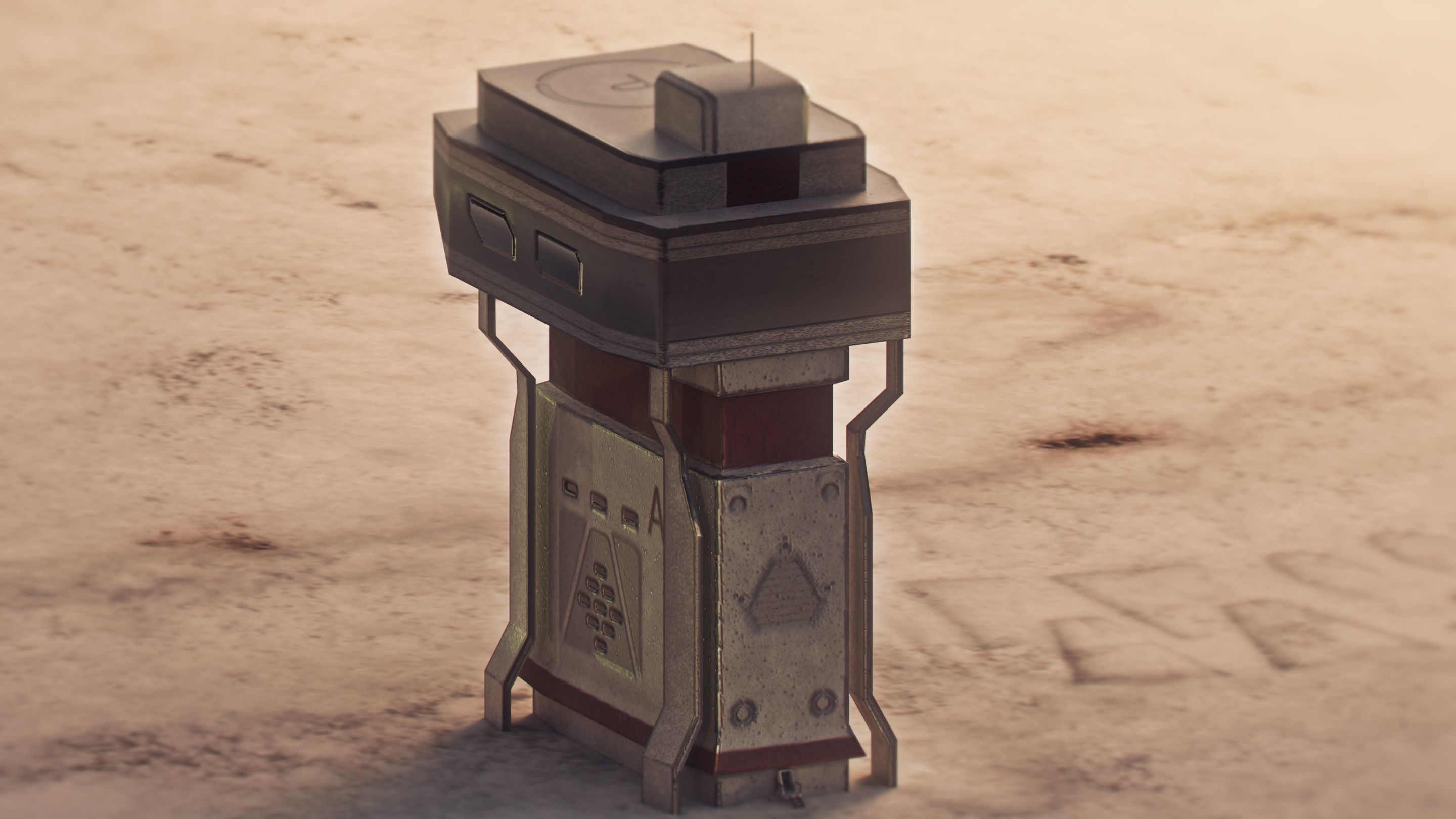 Space base buildings 3D Model Collection_24