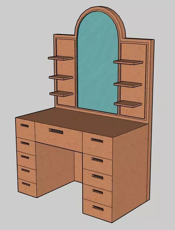 Dressing Table 3D model
