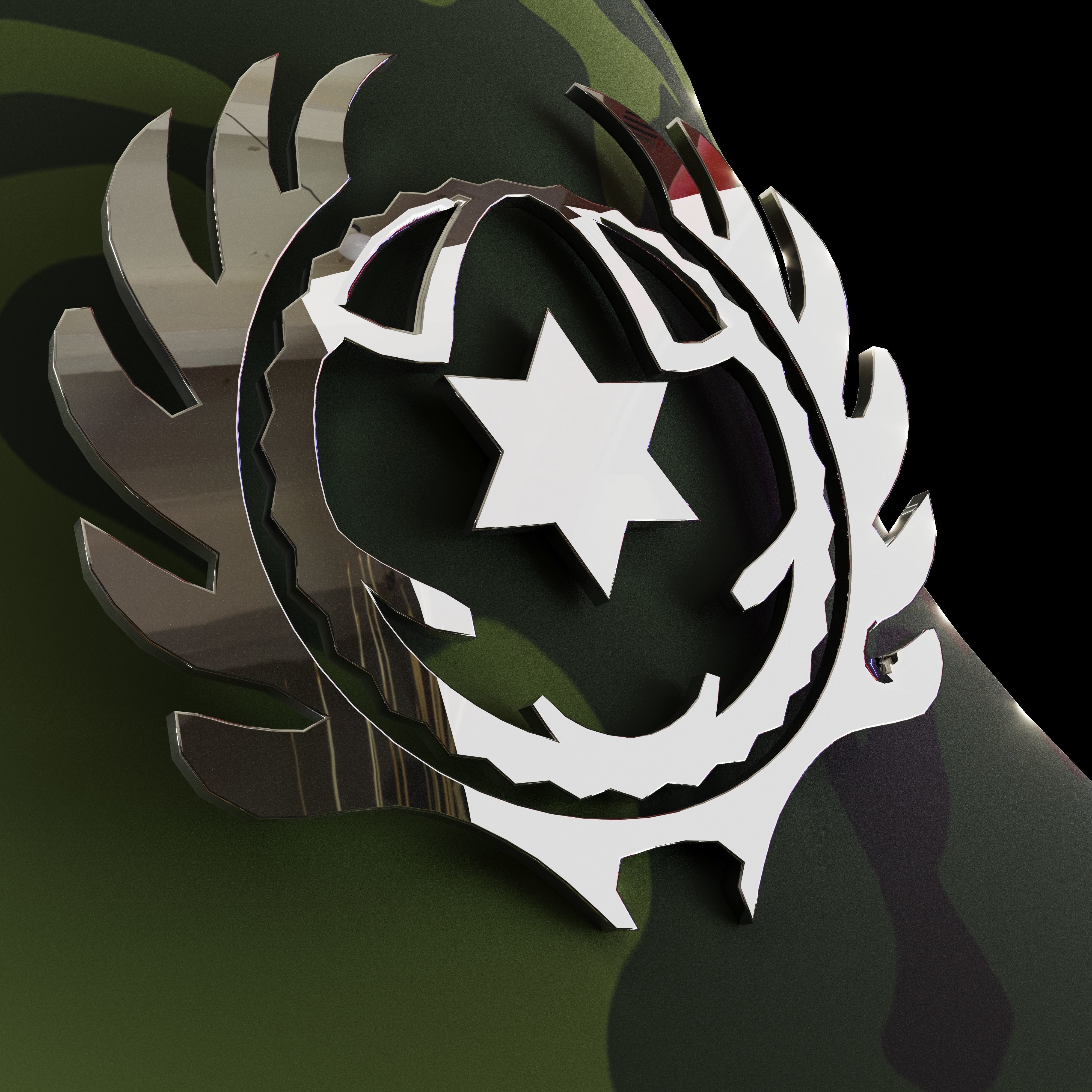 Commando Girl Hat free VR / AR / low-poly 3D model rigged | CGTrader