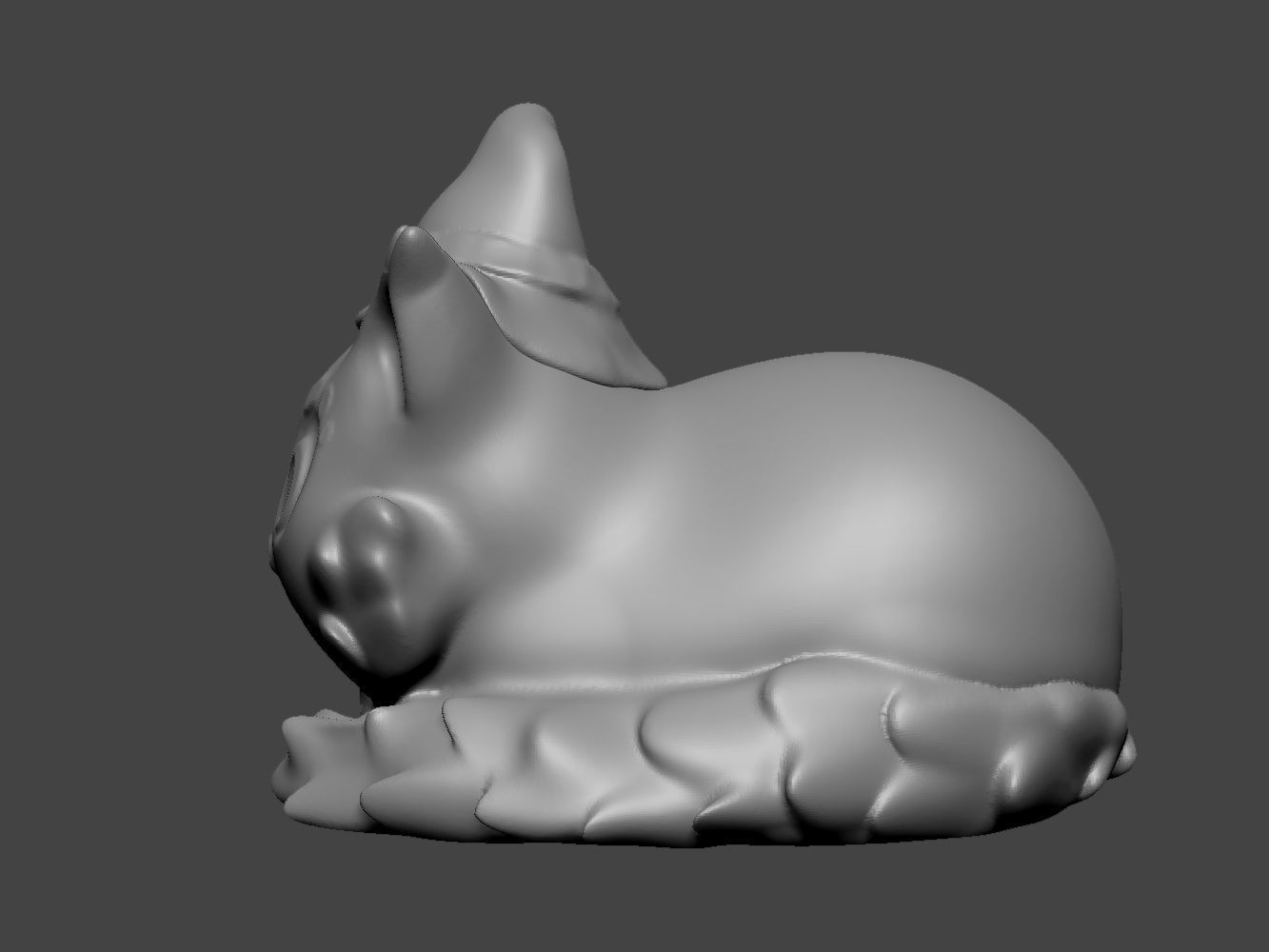 Halloween cat 3D print model_4