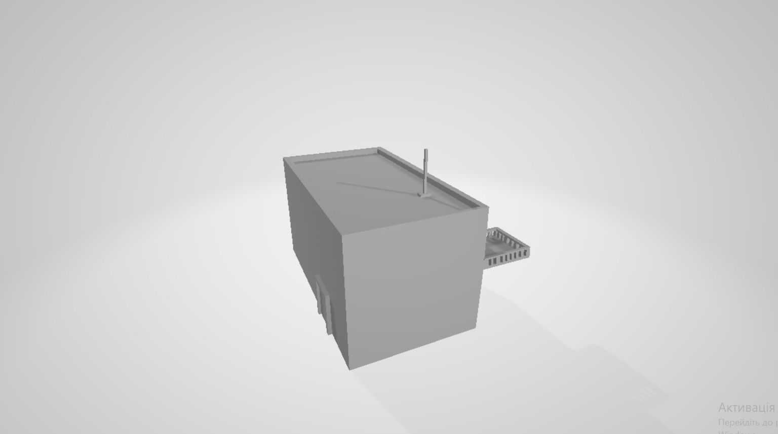 Home No Texture Low-poly 3D model_3