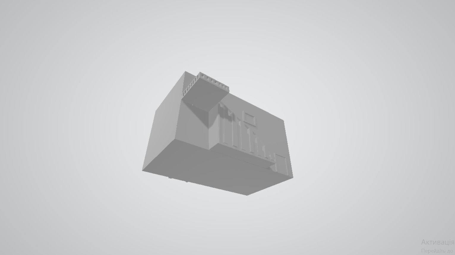 Home No Texture Low-poly 3D model_1