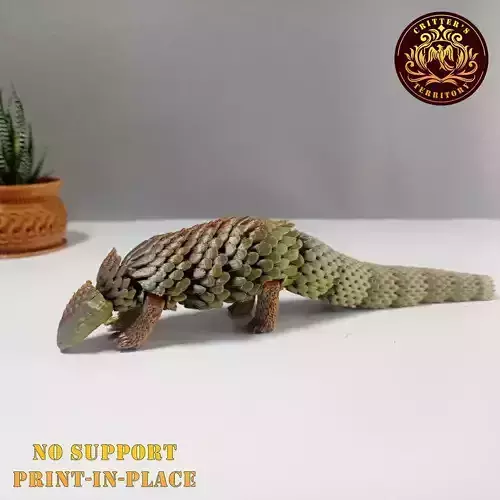 ARTICULATED PRINT-IN-PLACE CUTE PANGOLIN