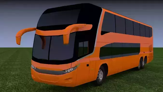 Bus Marcopolo Paradiso G7 1800 Low-poly 3D model