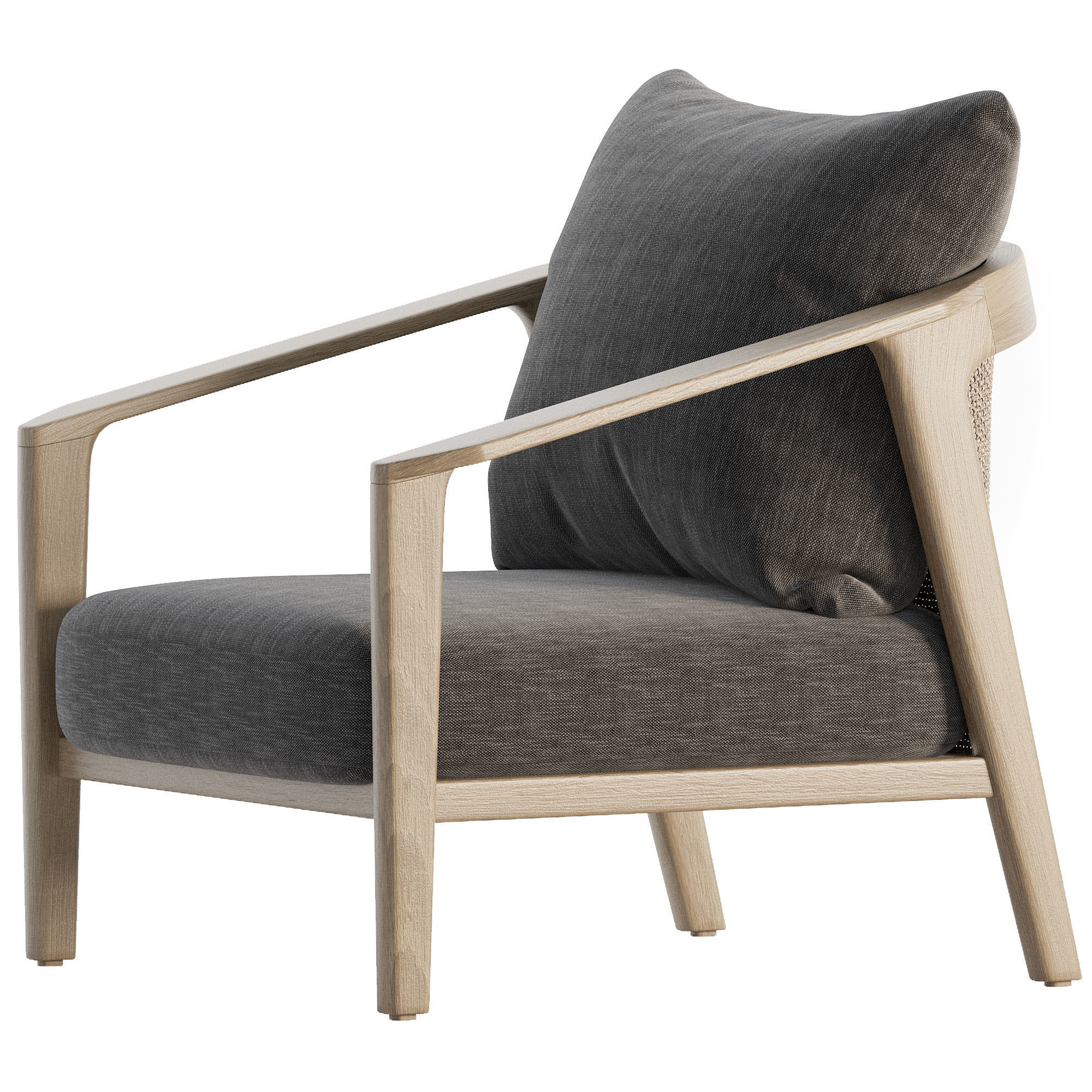 Malta Teak chair by RH 3D model CGTrader