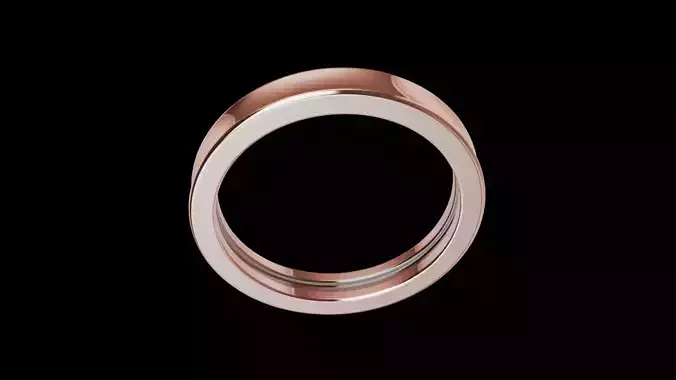 20 plain profile wedding band stl verified