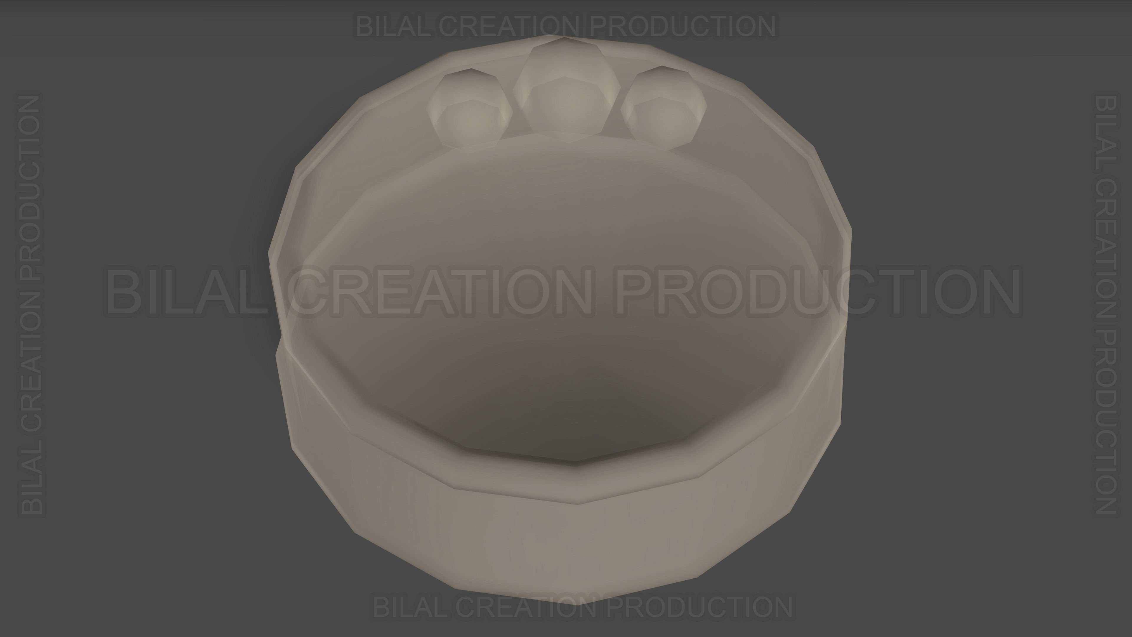 BIRTHDAY CAKE Low-poly 3D model_17