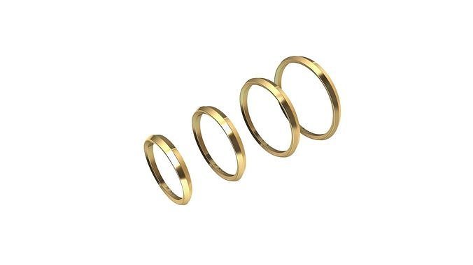 20 love u engraved ring stl verified 3D print model
