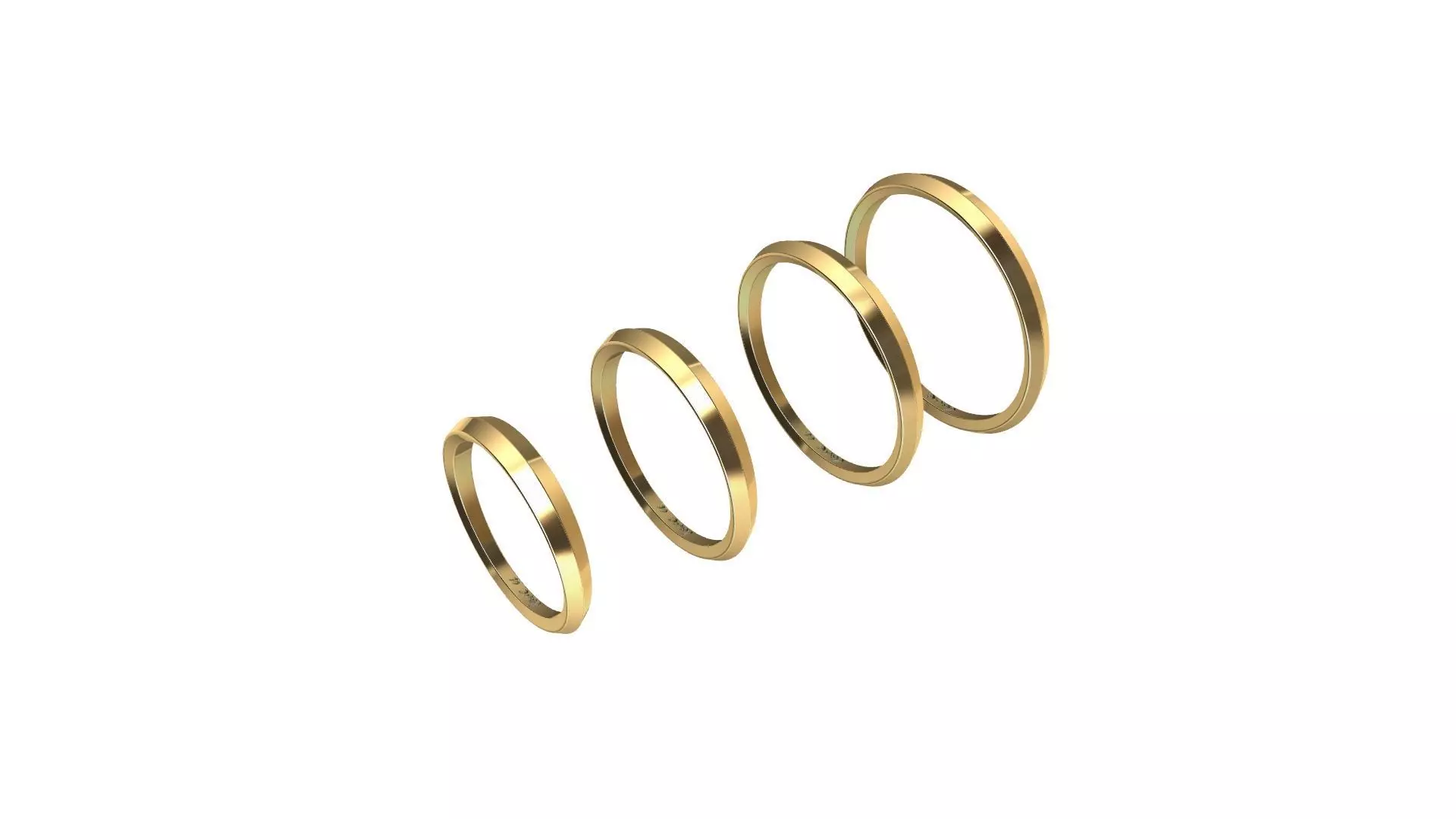 18 love u engraved ring stl verified 3D print model