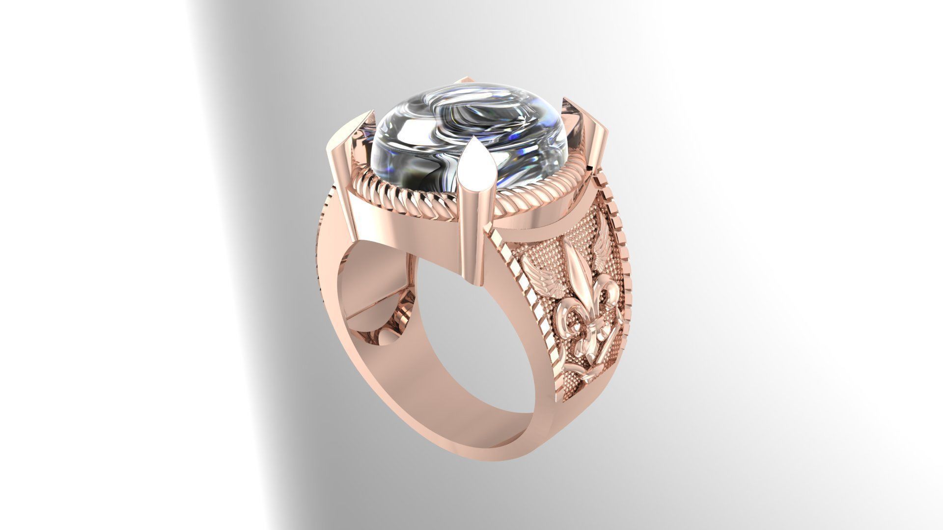 Ring 125  3D print model_4
