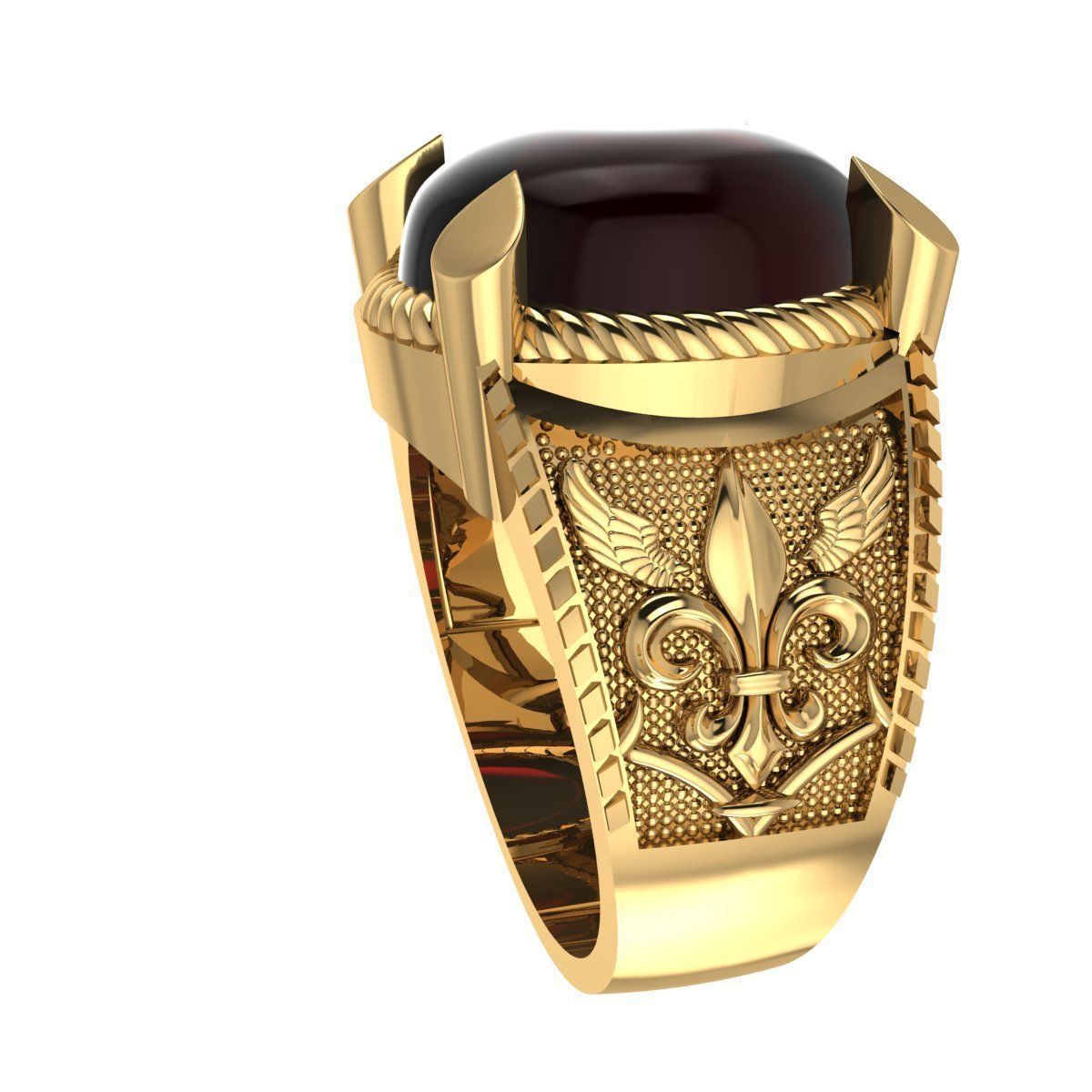 Ring 125  3D print model_3