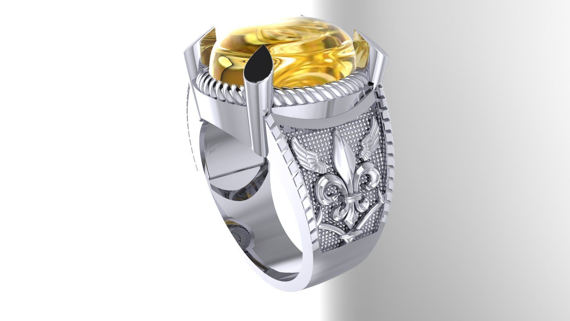 Ring 125  3D print model_10