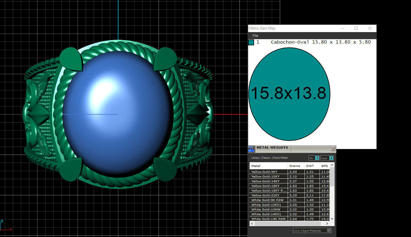 Ring 125  3D print model_9
