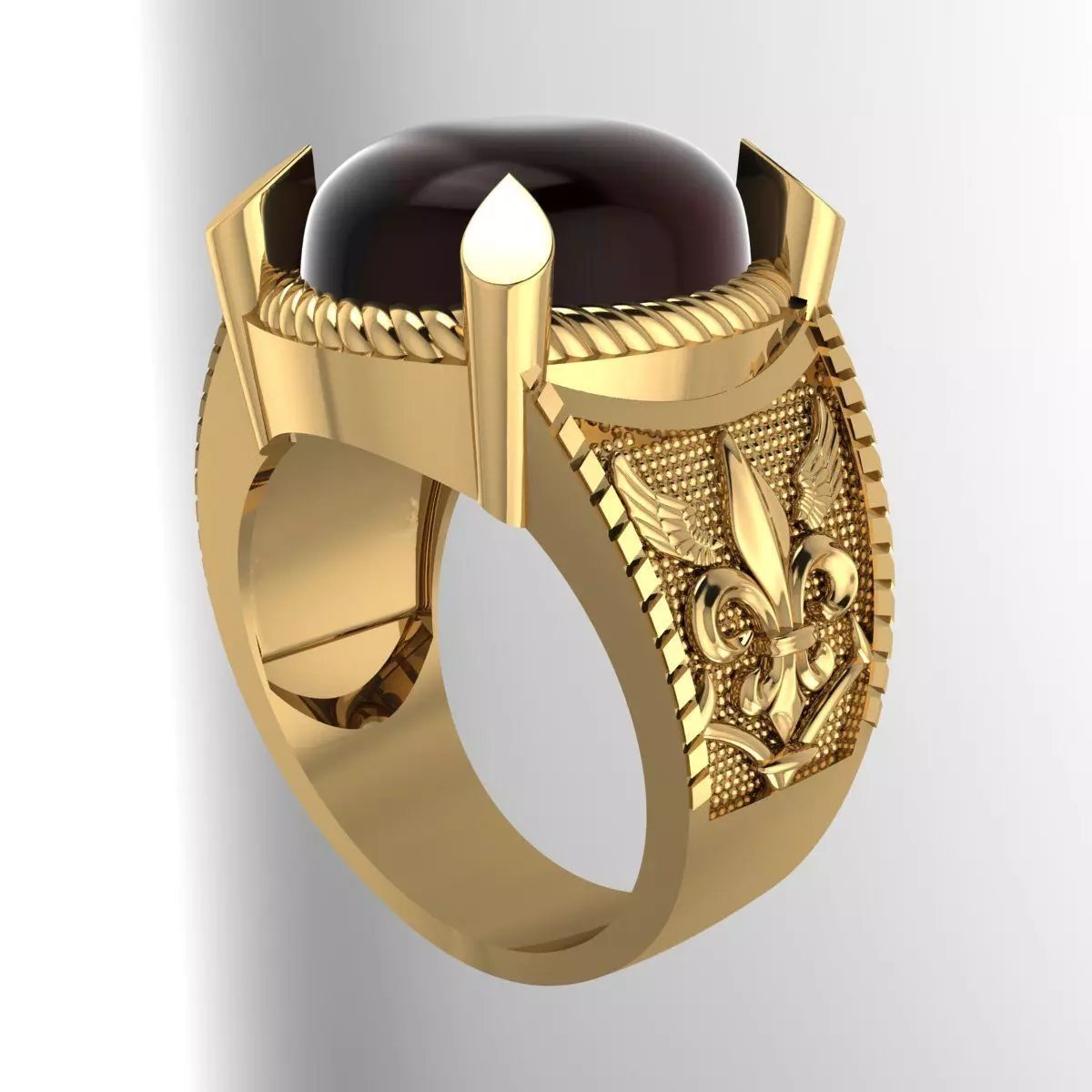 Ring 125  3D print model_0