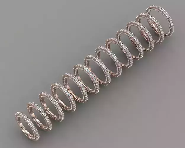 Diamond engagement ring pack 14-MWC