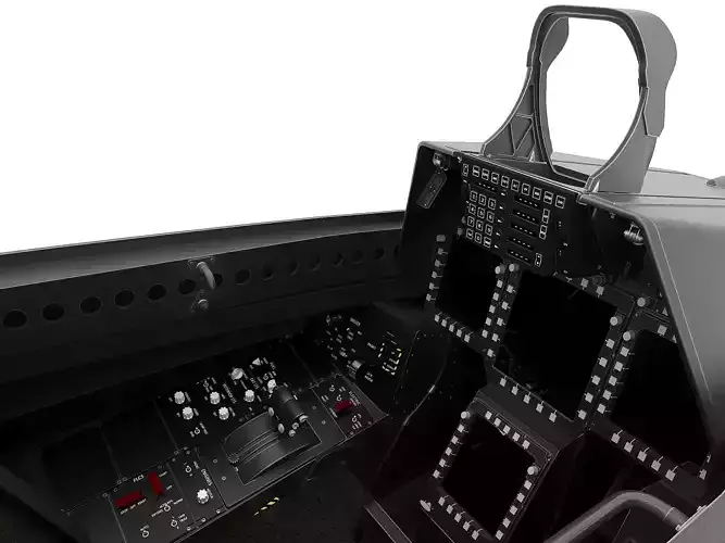 F-22 Raptor Cockpit 3D model