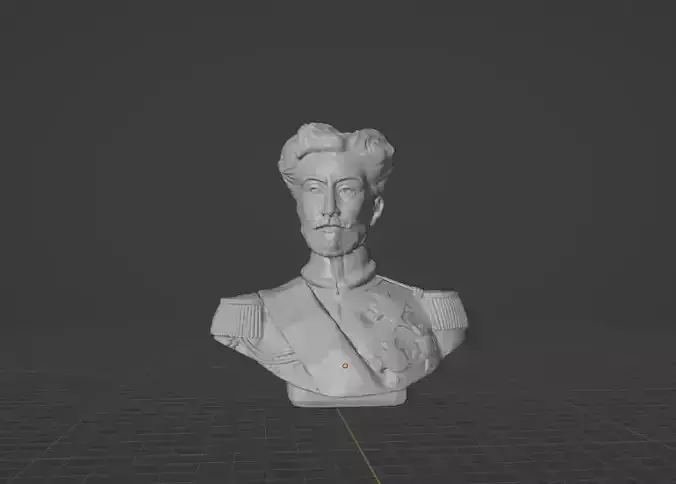 Pedro I of Brazil 3D print model