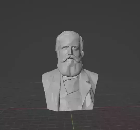 Pedro II of Brazil 3D print model