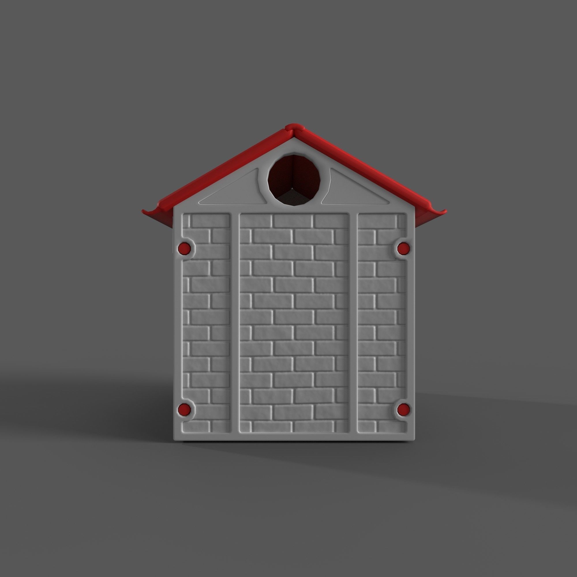 Playhouse 002 Low-poly 3D model_4