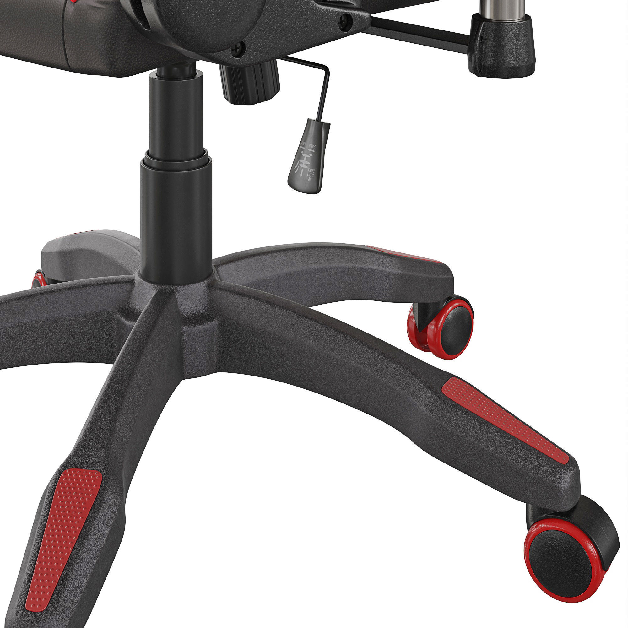 Computer chair Delta 3D model_4