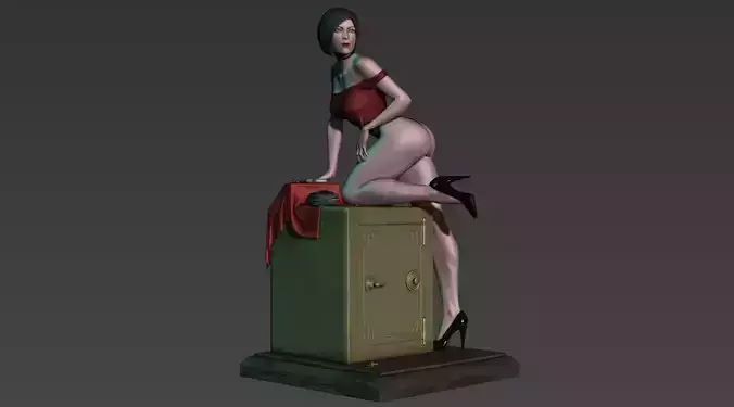 Ada Resident Evil 3D print model