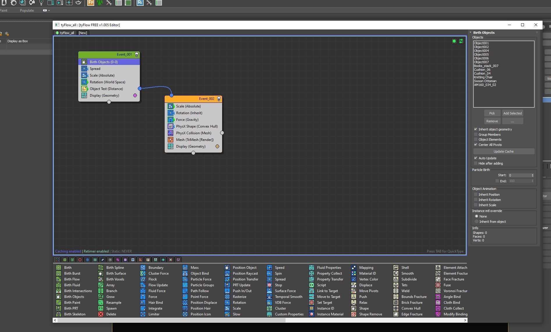 Ty-flow - Reveal objects 3ds Max Corona renderer 3D model_2