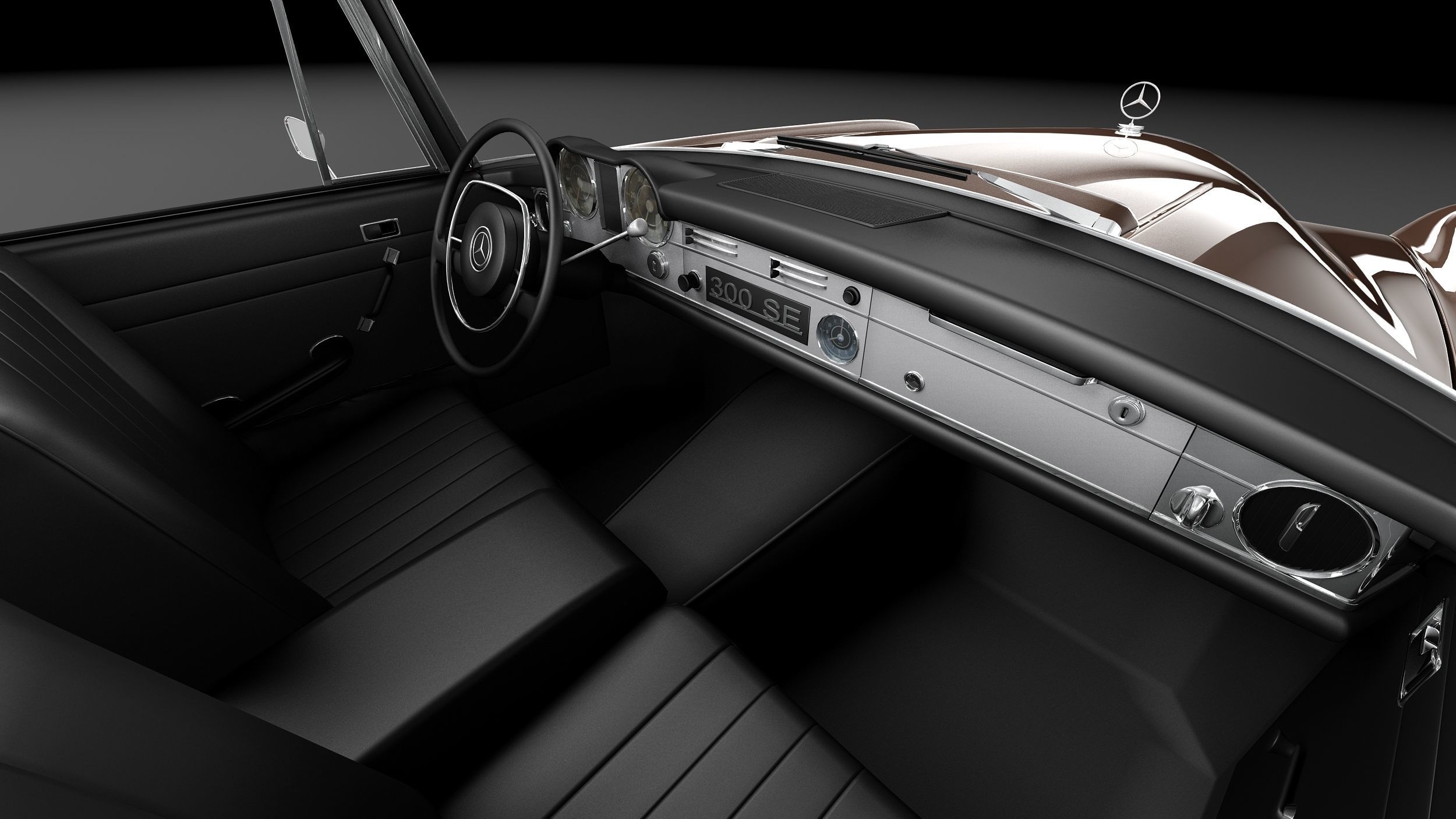 Mercedes-Benz 300SE W112 Coupe 3D model_17