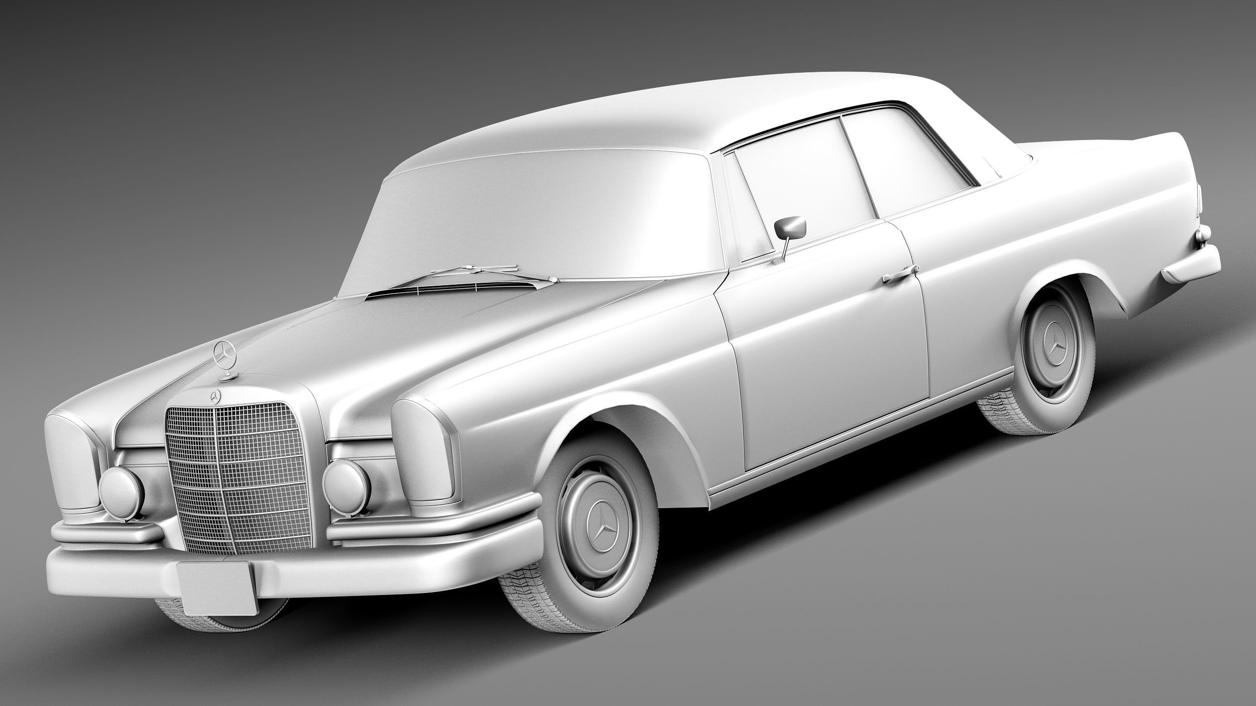 Mercedes-Benz 300SE W112 Coupe 3D model_8