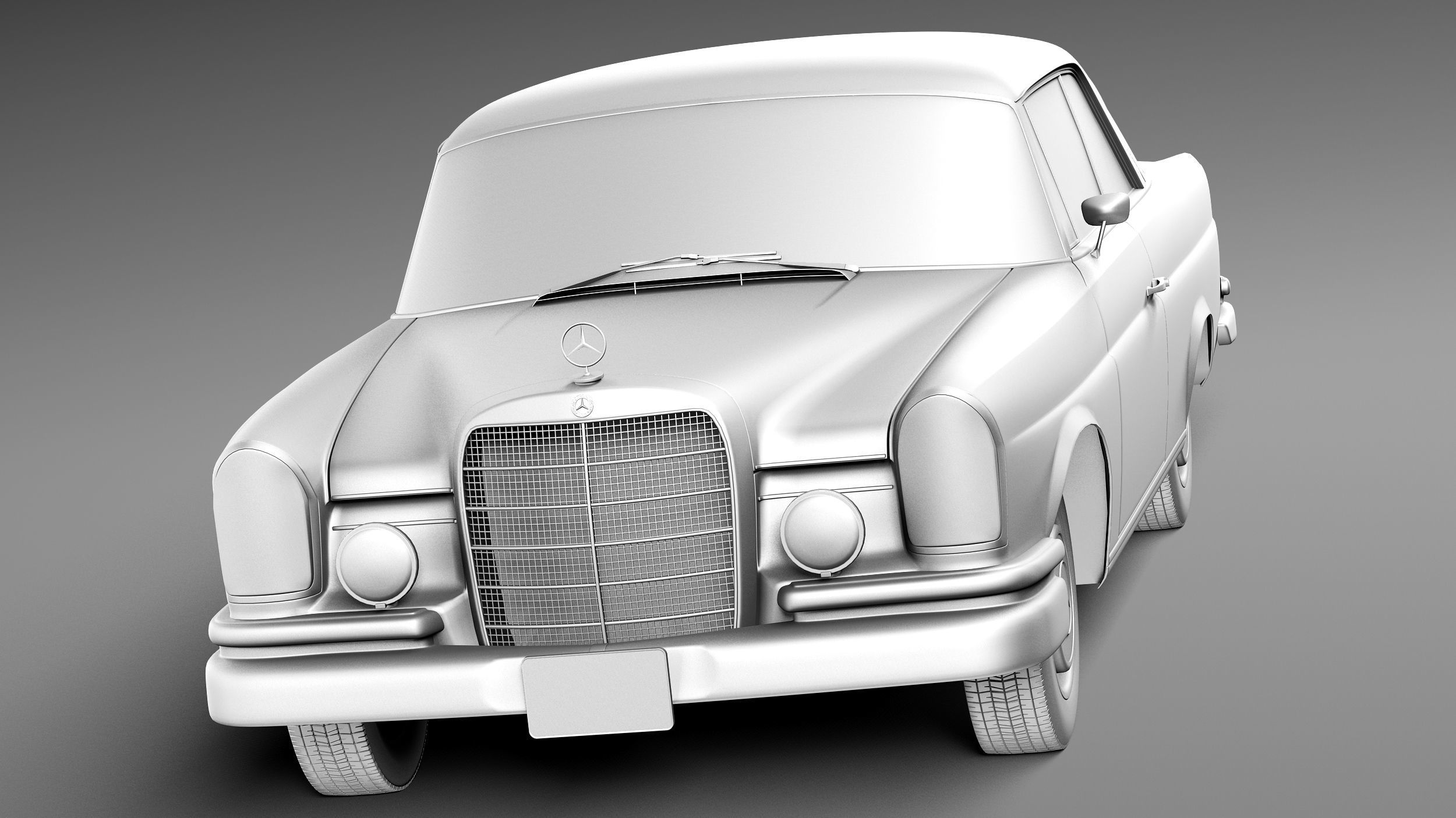 Mercedes-Benz 300SE W112 Coupe 3D model_9