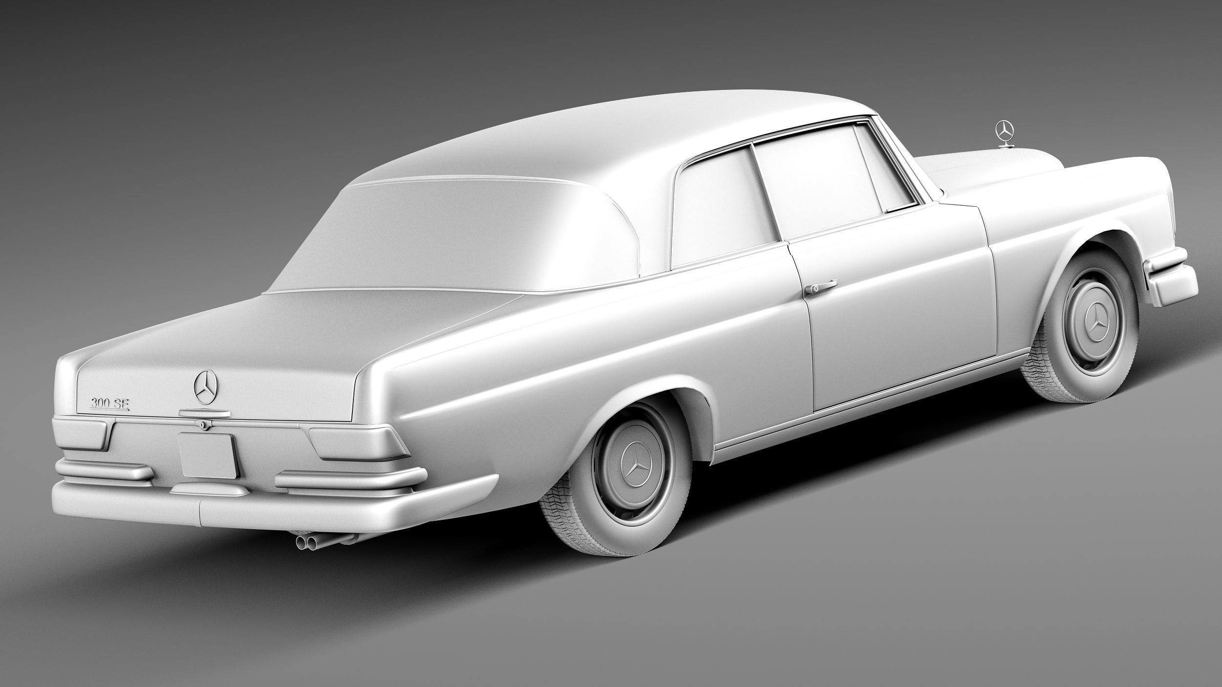 Mercedes-Benz 300SE W112 Coupe 3D model_12