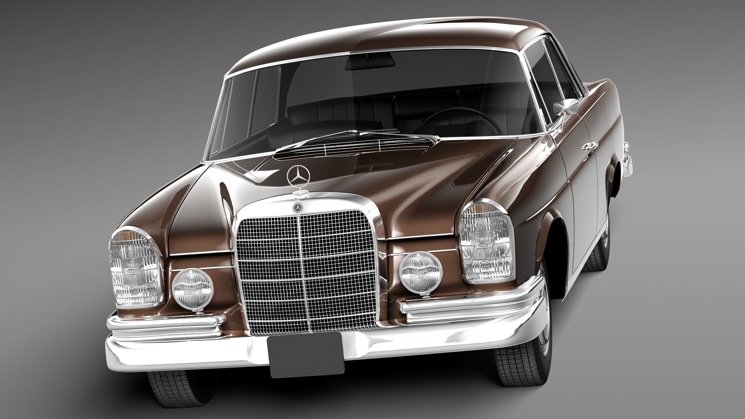 Mercedes-Benz 300SE W112 Coupe 3D model_1