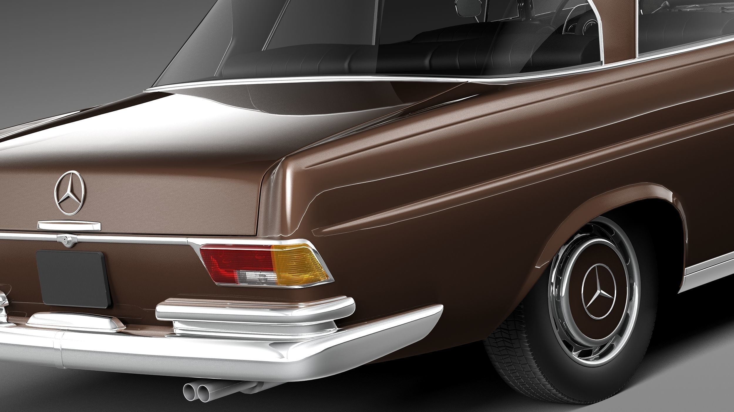 Mercedes-Benz 300SE W112 Coupe 3D model_3