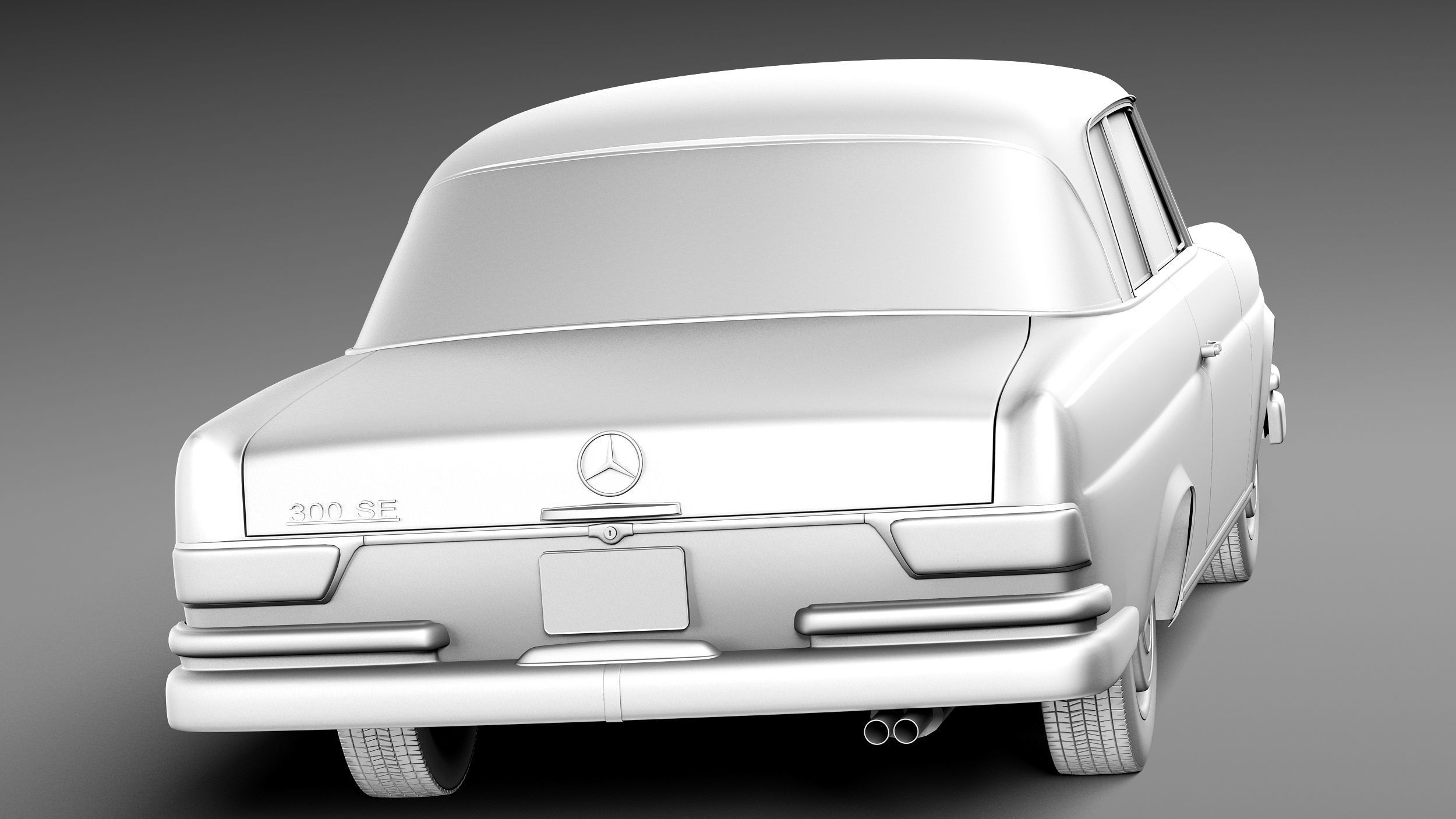 Mercedes-Benz 300SE W112 Coupe 3D model_13