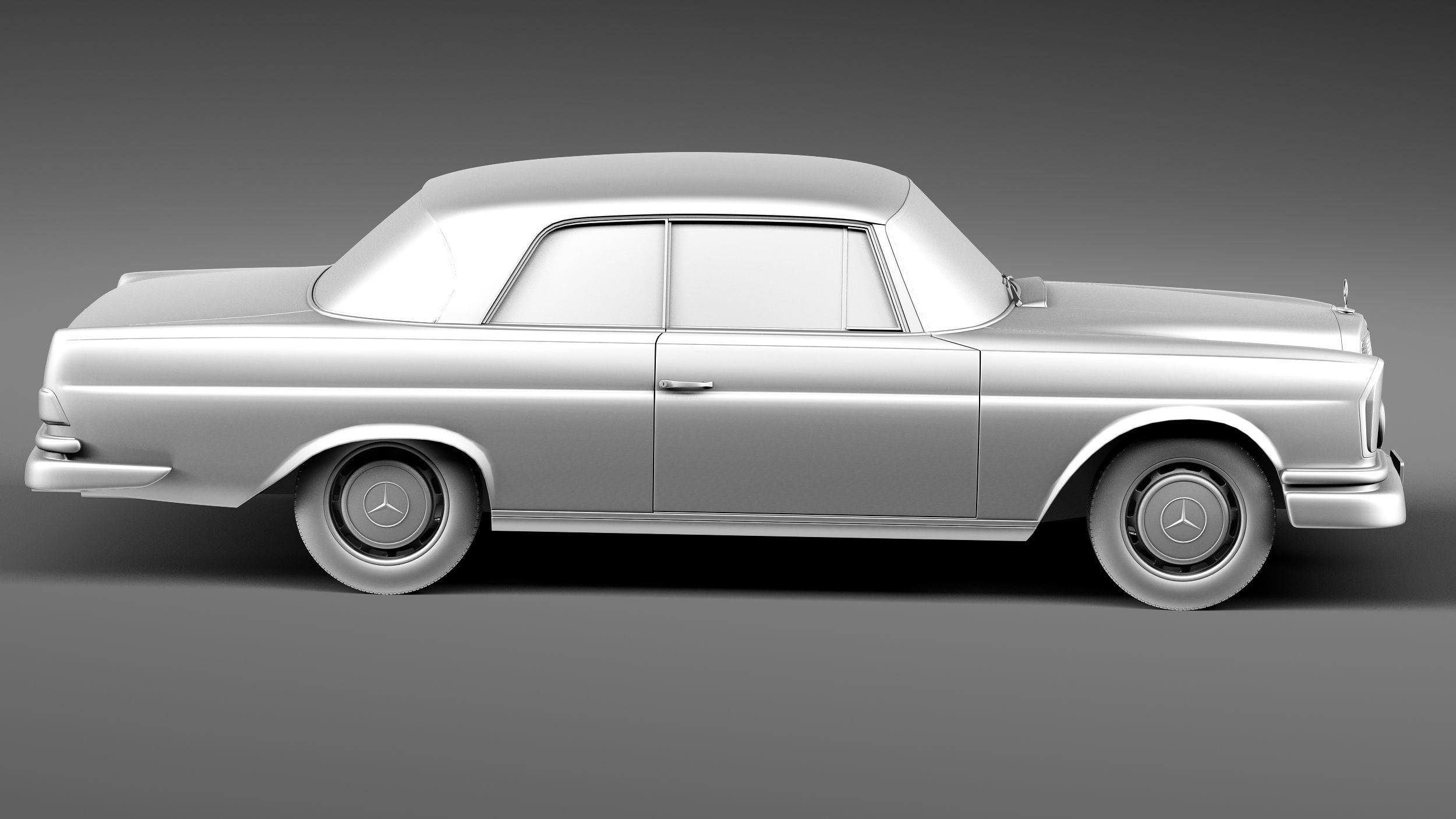 Mercedes-Benz 300SE W112 Coupe 3D model_14