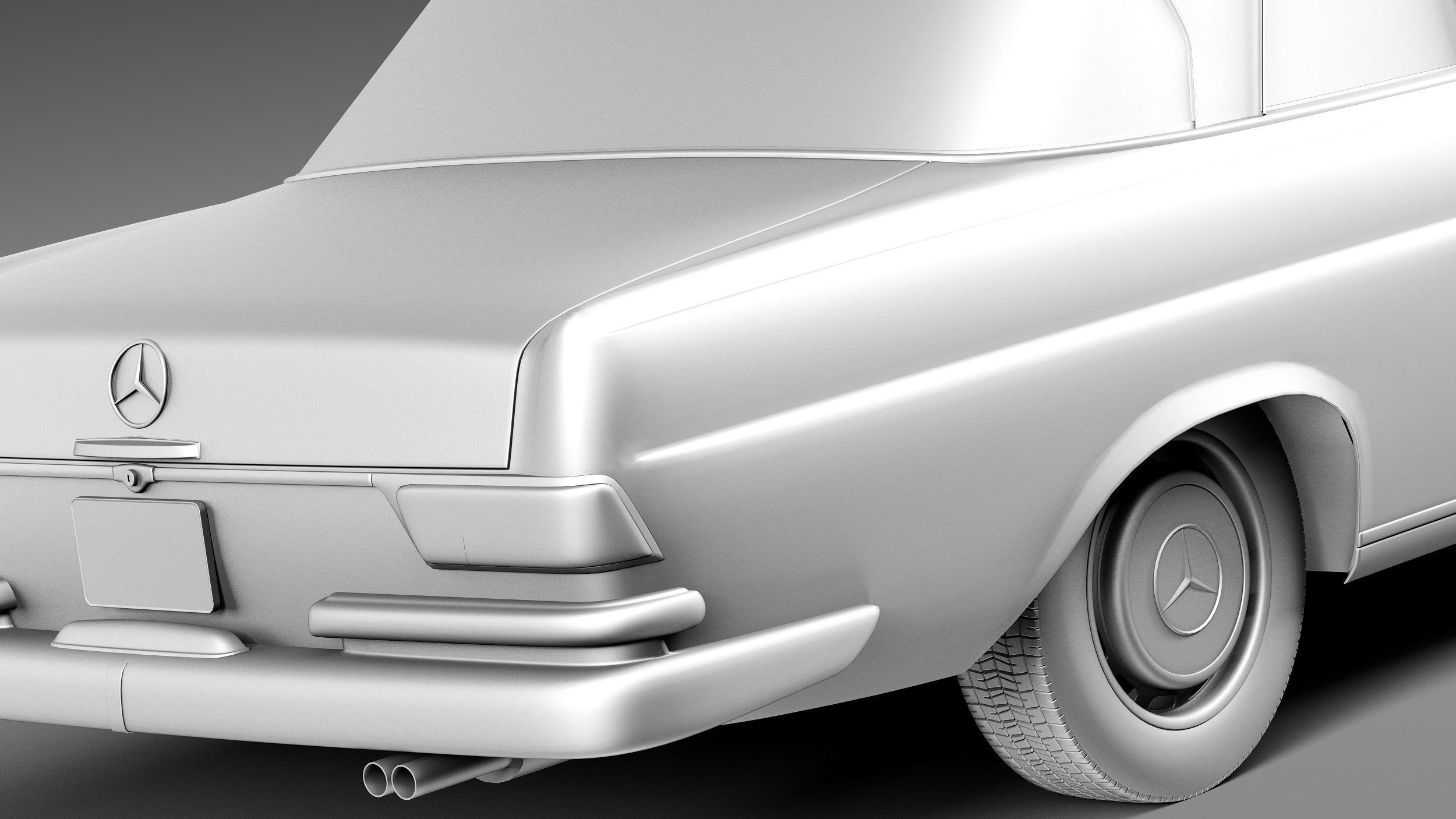 Mercedes-Benz 300SE W112 Coupe 3D model_11