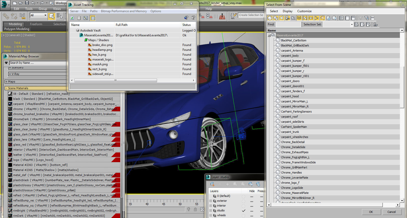 Maserati Levante 2017 3D model_20