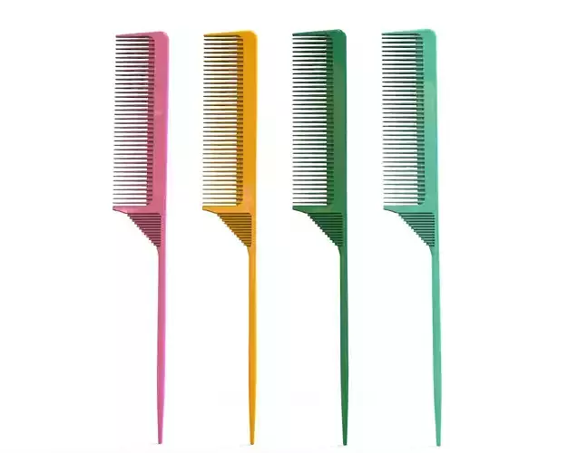 Rat Tail Hair Comb 3D print model