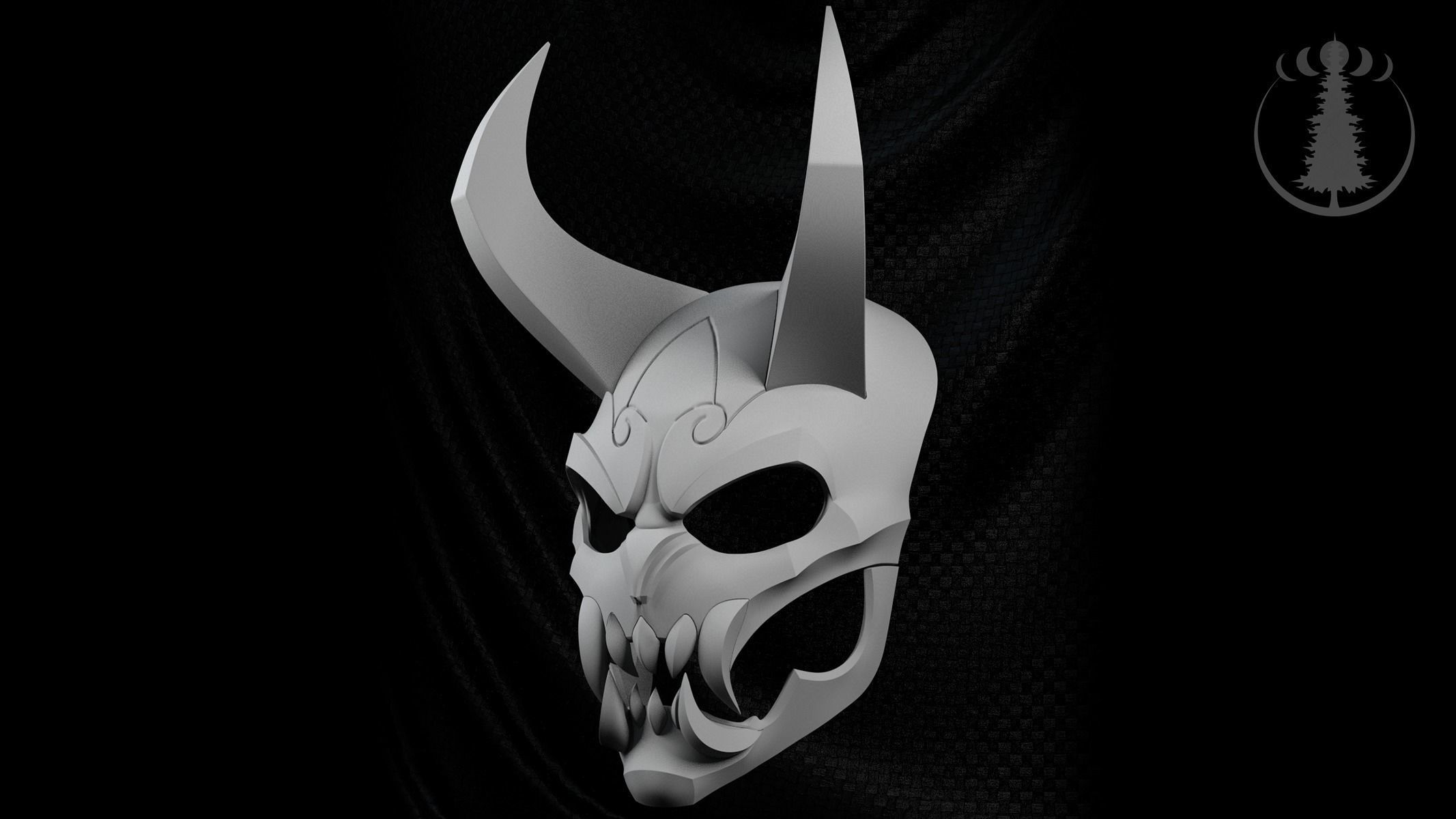 Mask Blood Moon Shen 3D print model_1