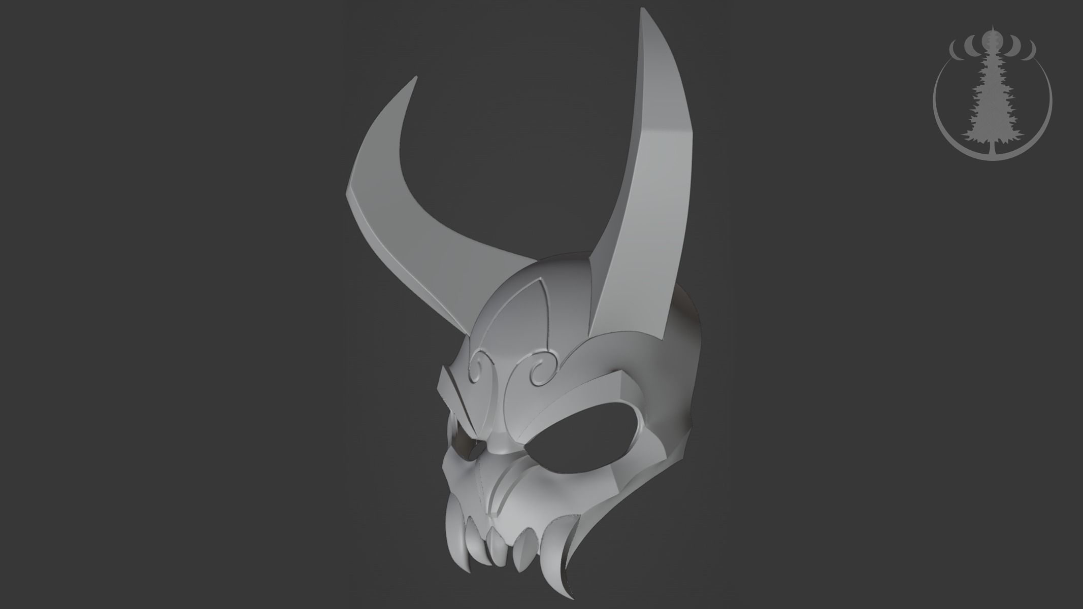 Mask Blood Moon Shen 3D print model_2