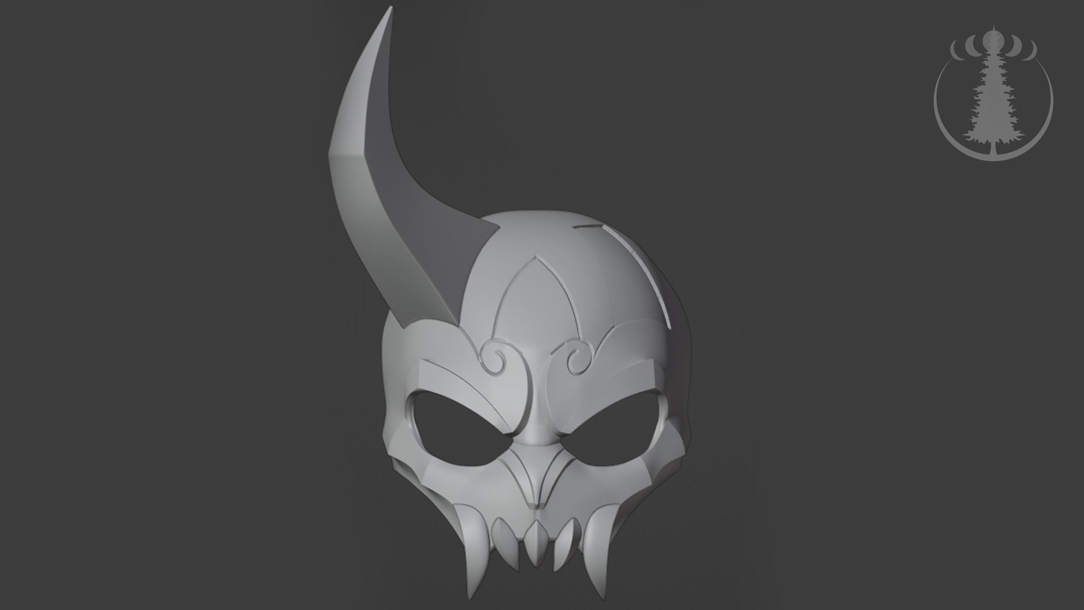 Mask Blood Moon Shen 3D print model_3