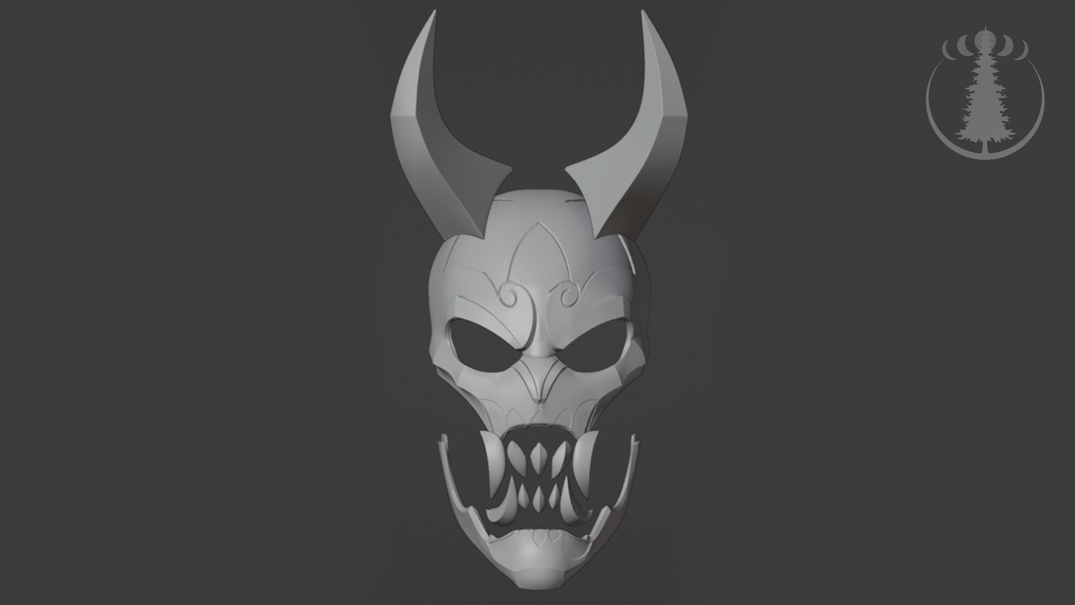 Mask Blood Moon Shen 3D print model_4